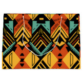 Vibrant African Pattern Groot Cadeauzakje (Voorkant)