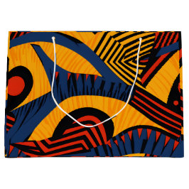 Vibrant African Pattern Groot Cadeauzakje