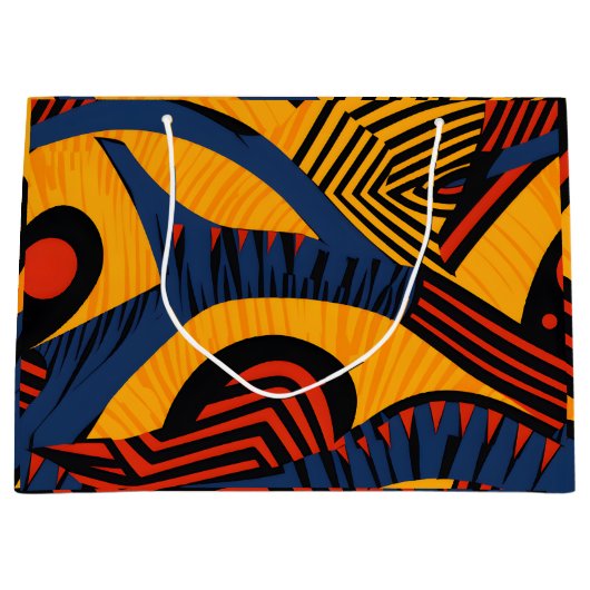 Vibrant African Pattern Groot Cadeauzakje
