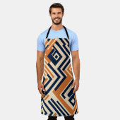 Vibrant African Pattern Schort (Gedragen)