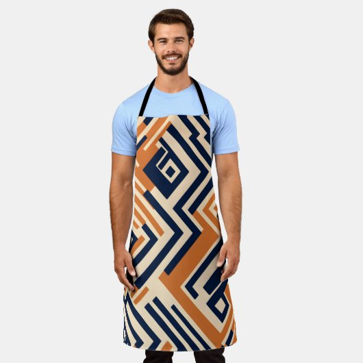 Vibrant African Pattern Schort (Gedragen)