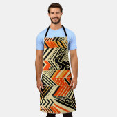 Vibrant African Pattern Schort (Gedragen)