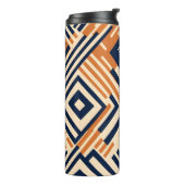 Vibrant African Pattern Thermosbeker (Gedraaid links)