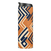 Vibrant African Pattern Thermosbeker (Geroteerd rechts)