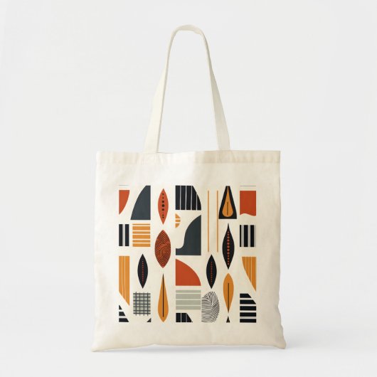 Vibrant African Pattern Tote Bag (Voorkant)