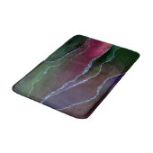 Vibrant Agate | Rich Pink en Green Jewel Tone Badmat (Gekanteld)