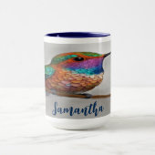 Vibrant Allen’s Hummingbird Painting Mok (Midden)