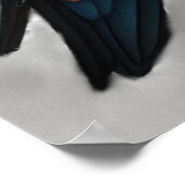 Vibrant Allen’s Hummingbird Painting Poster (Hoek)