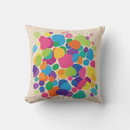 Vibrant Amoeba Burst Kussen