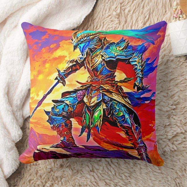 Vibrant Armour Hero Design Kussen (Deken)