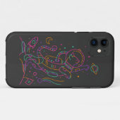 Vibrant Astro Cat Case-Mate iPhone Case (Achterkant (horizontaal))