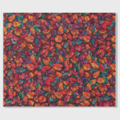 Vibrant Autumn Leaves Cadeaupapier (Vlak)