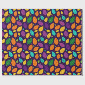 Vibrant Autumn Leaves Cadeaupapier (Vlak)