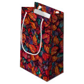 Vibrant Autumn Leaves Klein Cadeauzakje (Achterkant Gekanteld)
