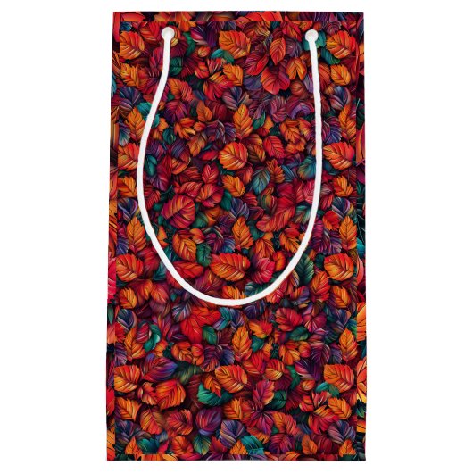 Vibrant Autumn Leaves Klein Cadeauzakje (Voorkant)