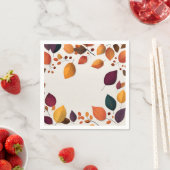 Vibrant Autumn Leaves Servet (Insitu)