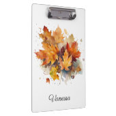 Vibrant Autumn Maple Waterverf, op maat Klembord (Rechts)