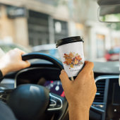 Vibrant Autumn Maple Waterverf, op maat Papieren Bekers