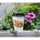 Vibrant Autumn Maple Waterverf, op maat Papieren Bekers