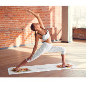 Vibrant Autumn Maple Waterverf, op maat Yogamat