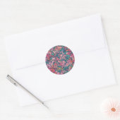 Vibrant Azalea Floral Ronde Sticker (Envelop)