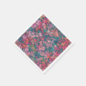 Vibrant Azalea Floral Servet (Hoek)