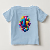 Vibrant Balloon Cluster With Large Number One (Achterkant)