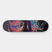 Vibrant Basketball Victory Graphic Pro Skateboard  (Horizontaal)
