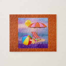 Vibrant Beach Legpuzzel