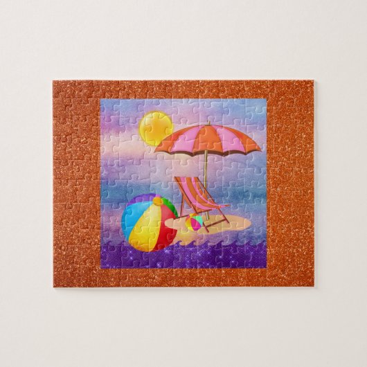 Vibrant Beach Legpuzzel (Horizontaal)