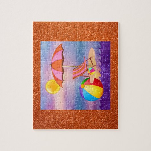 Vibrant Beach Legpuzzel (Verticaal)