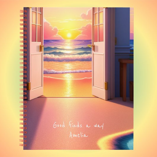 Vibrant Beach Manifestatie Notitieboek