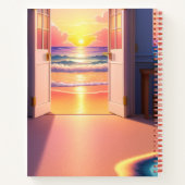 Vibrant Beach Manifestatie Notitieboek (Achterkant)