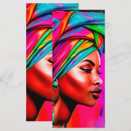 Vibrant Beauty Series 1 Bladwijzer Menu (Voorkant / Achterkant)