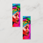 Vibrant Beauty Series 1 Bladwijzer Mini Visitekaartje (Voorkant / Achterkant)