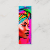 Vibrant Beauty Series 1 Bladwijzer Mini Visitekaartje (Achterkant)