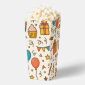 Vibrant Birthday Party Seamless Pattern Bedankdoosjes (Popped)