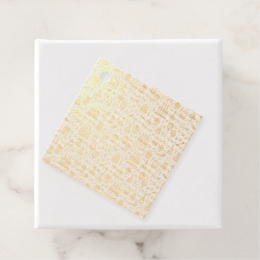 Vibrant Birthday Party Seamless Pattern Bedankjes Labels (Met doos)