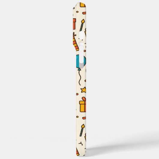 Vibrant Birthday Party Seamless Pattern Case-Mate iPhone Case (Achterkant / Links)