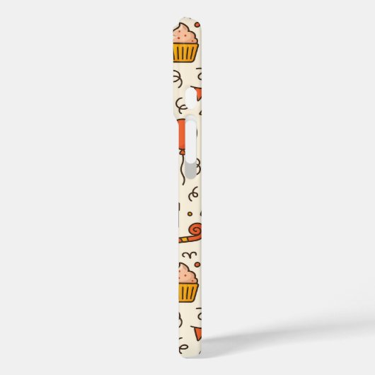 Vibrant Birthday Party Seamless Pattern Case-Mate iPhone Case (Achterkant / Links)
