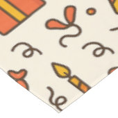 Vibrant Birthday Party Seamless Pattern Tafelkleed (Gekanteld)