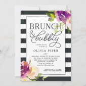 Vibrant Bloom Brunch & Bubble Vrijgezellenfeest In Kaart (Voorkant)