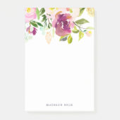 Vibrant Bloom gepersonaliseerd Post-it® Notes (Voorkant)