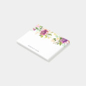 Vibrant Bloom gepersonaliseerd Post-it® Notes (Schuin)