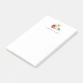 Vibrant Bloom gepersonaliseerd Post-it® Notes (Schuin)