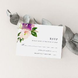 Vibrant Bloom RSVP-kaart RSVP Kaartje