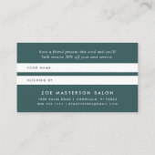 Vibrant Bloom | Waterverf Floral Aanbevelingskaartje (Achterkant)