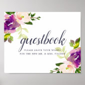 Vibrant Bloom Weddenschap Poster (Voorkant)