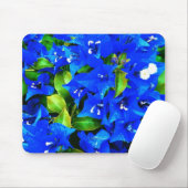Vibrant Blue Bougainvillea Flowers Muismat (Met muis)