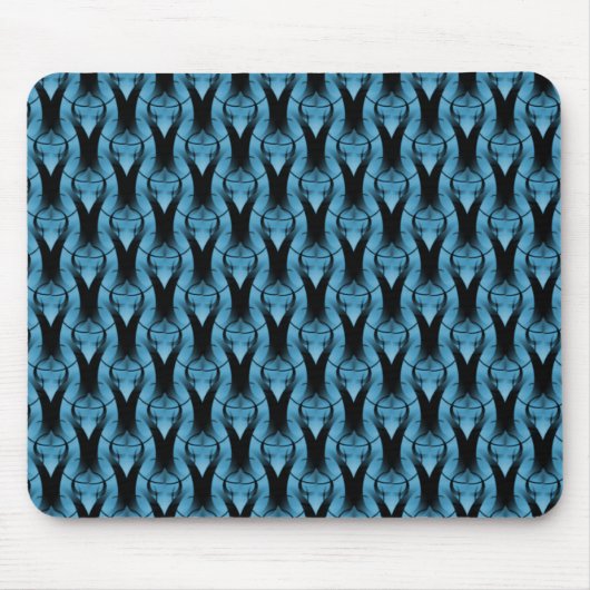 Vibrant Blue Modern Classic Mousepad Muismat (Voorkant)